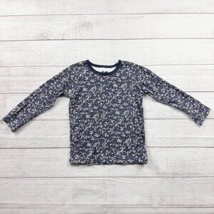 Jamie Kay Organic Cotton Long Sleeve Top Navy Floral 5